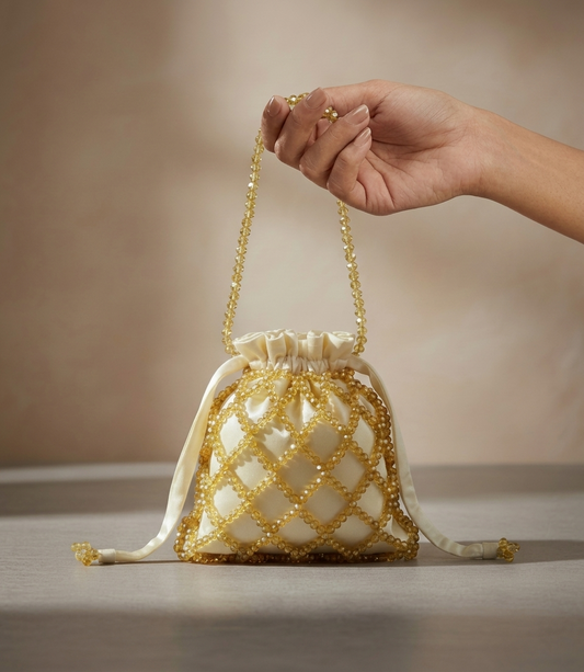 Sitara Potli – Champagne Gold